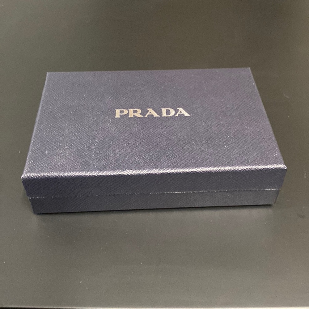 Prada box 4”x5” dark blue